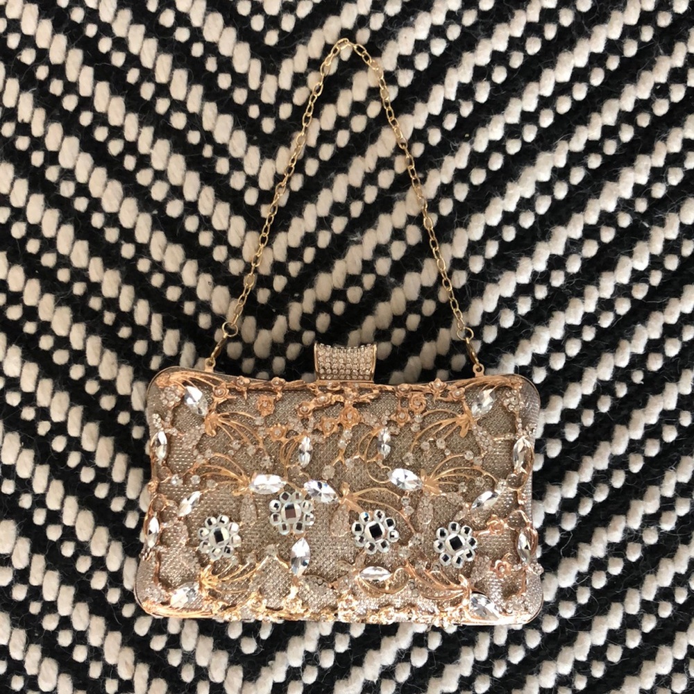 Gold & Silver Clutch